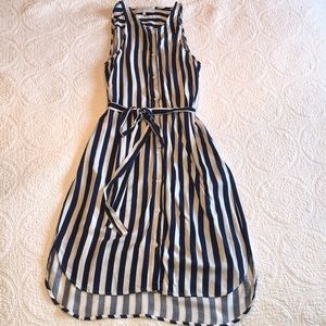 Blue and white striped Summer dress